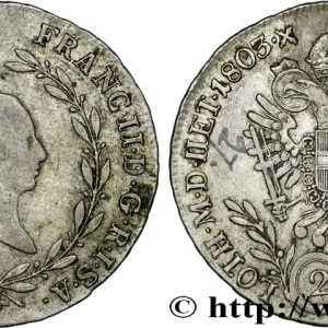 AUTRICHE 20 Kreuzer François II 1803 Vienne fwo_856500 Monde Top Qualité