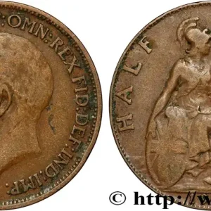 ROYAUME-UNI 1/2 Penny Georges V 1915 fwo_858260 Monde Exclusif