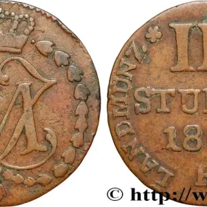 ALLEMAGNE - BERG 3 Stuber monogramme de Maximilien IV Joseph 1806 Düsseldorf fwo_858402 Monde Achat Immédiat