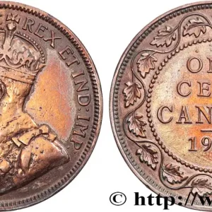 CANADA 1 Cent Georges V 1916 fwo_859110 Monde Édition Limitée