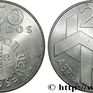 PORTUGAL 250 Escudos 2e anniversaire révolution des oeillets 1976 fwo_860613 Monde Paiement Sécurisé