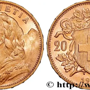 Prix Promo OR, PALLADIUM ET PLATINE INVESTISSEMENT 20 Francs "Vreneli" 1930 Berne fwo_864316 Monde