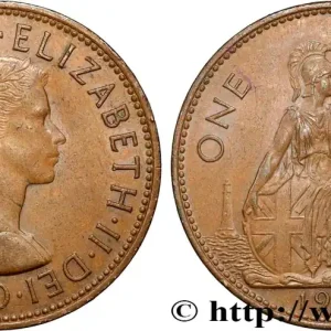 ROYAUME-UNI 1 Penny Elisabeth II 1967 fwo_867902 Monde Promotion Saisonnière