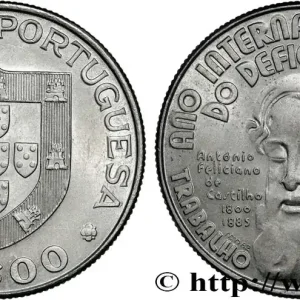 Acheter En Ligne PORTUGAL 25 Escudos année internationale des handicapés 1981 fwo_869195 Monde