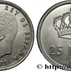 ESPAGNE 25 Pesetas Proof Juan Carlos (76) 1975 Madrid fwo_869495 Monde Pas Cher