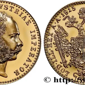 Meilleur Choix OR, PALLADIUM ET PLATINE INVESTISSEMENT 1 Ducat refrappe moderne François-Joseph Ier 1915 fwo_869861 Monde