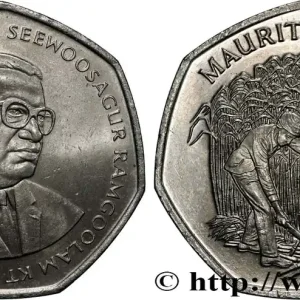 Fait Main ÎLE MAURICE 10 Rupees (Roupies) Sir Seewoosagur Ramgoolam 1997 fwo_869931 Monde