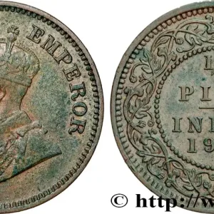 INDES BRITANNIQUES 1/2 Pice Georges V 1913 fwo_867400 Monde Dernier Modèle
