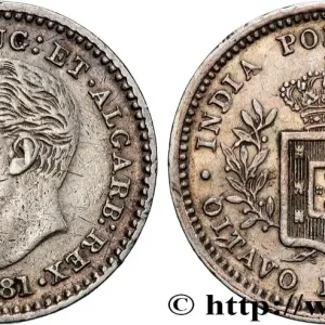 Offre Du Jour INDE PORTUGAISE 1/8 (oitavo de) Rupia Louis Ier (luis) 1881 fwo_868424 Monde