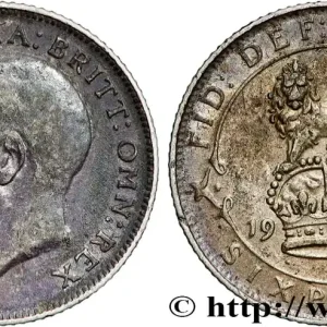 ROYAUME-UNI 6 Pence Georges V 1916 fwo_868579 Monde Meilleure Qualité