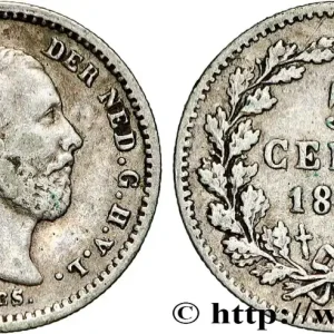 PAYS-BAS 5 Cents William III 1863 Utrecht fwo_868594 Monde Nouvel Arrivage