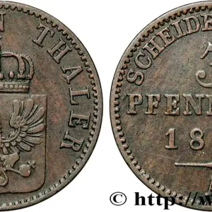ALLEMAGNE - PRUSSE 3 Pfenninge 1865 Berlin fwo_868608 Monde Expédié Aujourd’hui