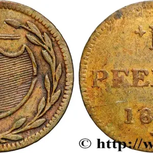 ALLEMAGNE - VILLE LIBRE DE FRANCFORT 1 Pfennig Francfort monnaie de nécessité 1819 fwo_868676 Monde Certifié