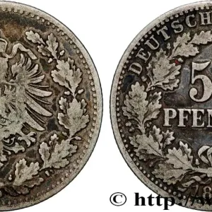 ALLEMAGNE 50 Pfennig 1877 Munich fwo_868766 Monde Solde