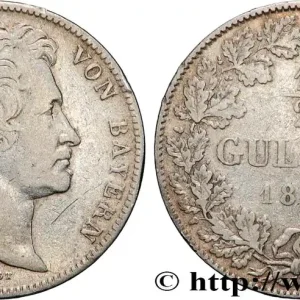 ALLEMAGNE - BAVIÈRE 1/2 Gulden Louis Ier 1839 Munich fwo_868867 Monde Offre Du Jour