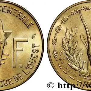Must-Have ÉTATS DE L'AFRIQUE DE L'OUEST (BCEAO) 5 Francs BCEAO masque / antilope 1979 Paris fwo_508176 Monde