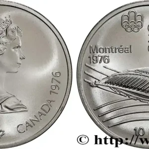 Prix Réduit CANADA 10 Dollars JO Montréal 1976 vélodrome olympique 1976 fwo_832217 Monde