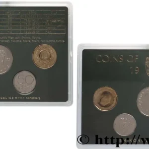 Haute Qualité NORVÈGE Série FDC 5 monnaies 1993 fwo_838287 Monde