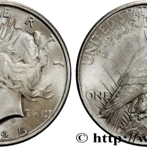 Seulement Aujourd’hui ÉTATS-UNIS D'AMÉRIQUE 1 Dollar type Peace 1925 Philadelphie fwo_839063 Monde