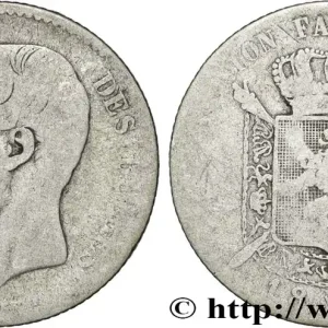 Certifié BELGIQUE 1 Franc Léopold II légende française 1867 fwo_847968 Monde