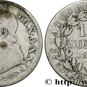Prix Cassé VATICAN ET ÉTATS PONTIFICAUX 10 Soldi (50 Centesimi) Pie IX an XXII 1867 Rome fwo_858411 Monde