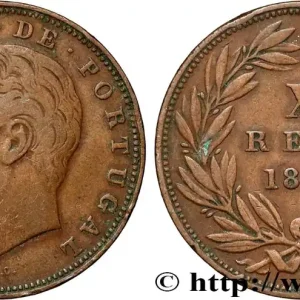 PORTUGAL 10 Réis Louis Ier (Luis) 1883 fwo_858426 Monde Meilleure Qualité