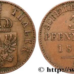 Bon Plan ALLEMAGNE - PRUSSE 3 Pfenninge 1864 Berlin fwo_858708 Monde