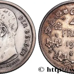 Expédition Rapide BELGIQUE 2 Frank (Francs) Léopold II légende flamande 1909 fwo_859106 Monde