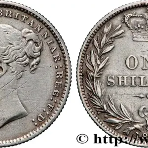 Usine Directe ROYAUME-UNI 1 Shilling Victoria 1886 fwo_862245 Monde