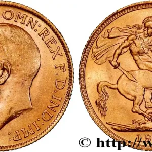 OR, PALLADIUM ET PLATINE INVESTISSEMENT 1 Souverain Georges V 1912 Londres fwo_864291 Monde Expédition Rapide