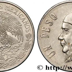 MEXIQUE 1 Peso Jose Morelos y Pavon / aigle 1970 Mexico fwo_866167 Monde Expédié Aujourd’hui
