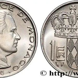 Nouvelle Collection MONACO 1 Franc Rainier III 1976 Paris fwo_870184 Monde