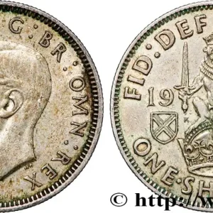 Nouvel Arrivage ROYAUME-UNI 1 Shilling Georges VI “England reverse” 1939 fwo_870655 Monde