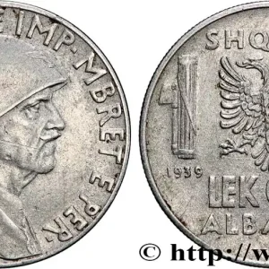 ALBANIE 0,20 Lek Victor-Emmanuel III an XVIII 1939 fwo_871009 Monde Premium