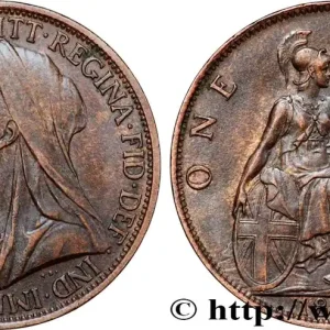 ROYAUME-UNI 1 Penny Victoria “old head” 1896 fwo_871202 Monde Promotion