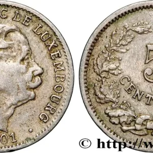 LUXEMBOURG 5 Centimes Alphonse 1901 fwo_871263 Monde Offre Du Jour