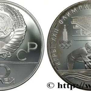 Expédié Aujourd’hui RUSSIE - URSS 10 Roubles Proof Jeux Olympiques de Moscou, canoë 1978 Moscou fwo_872234 Monde