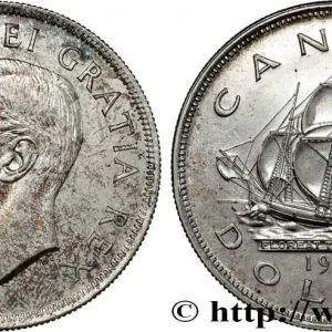 CANADA 1 Dollar Georges VI “Matthew” 1949 fwo_852110 Monde Achat Immédiat
