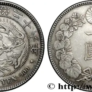 Garantie Incluse JAPON 1 Yen dragon an 26 Meiji 1893 fwo_860312 Monde