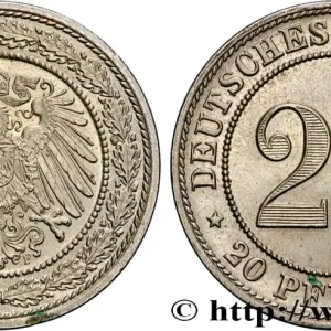 Achat Immédiat ALLEMAGNE 20 Pfennig 1890 Stuttgart fwo_864218 Monde