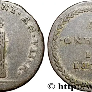 Prix Cassé ITALIE - SECOND SIÈGE DE MANTOUE 5 soldi 1799 fwo_864760 Monde