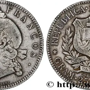 Livraison Express RÉPUBLIQUE DOMINICAINE 5 Francos 1891 Paris fwo_865599 Monde