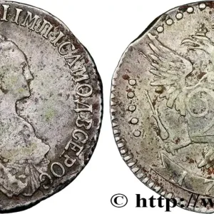 Garantie Incluse RUSSIE - CATHERINE II 20 Kopecks 1772 Saint-Petersbourg fwo_865604 Monde