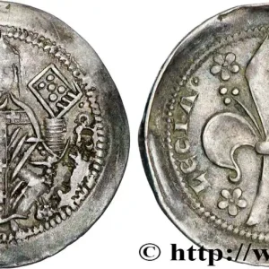 ITALIE - PATRIARCAT D'AQUILÉE - GRÉGOIRE DE MONTELONGO Denier n.d. Aquilée fwo_865891 Monde Dernier Modèle