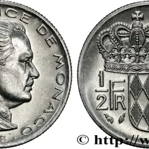 MONACO 1/2 Franc Rainier III 1978 Paris fwo_870134 Monde Acheter En Ligne
