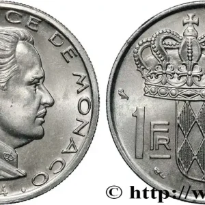 MONACO 1 Franc Rainier III 1974 Paris fwo_870169 Monde Édition Limitée