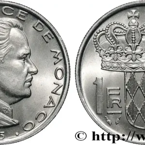 Tendance MONACO 1 Franc Rainier III 1975 Paris fwo_870173 Monde