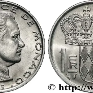 MONACO 1 Franc Rainier III 1976 Paris fwo_870175 Monde Livraison Express