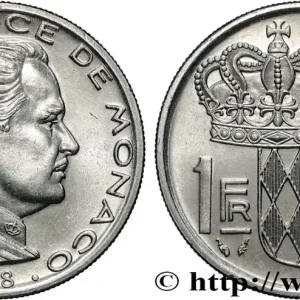 MONACO 1 Franc Rainier III 1978 Paris fwo_870193 Monde Certifié