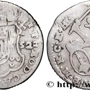 BELGIQUE - PRINCIPAUTÉ ÉPISCOPALE DE LIÈGE 1 Escalin frappe au nom de Jean-Théodore de Bavière 1752 Liège fwo_869677 Monde Solde